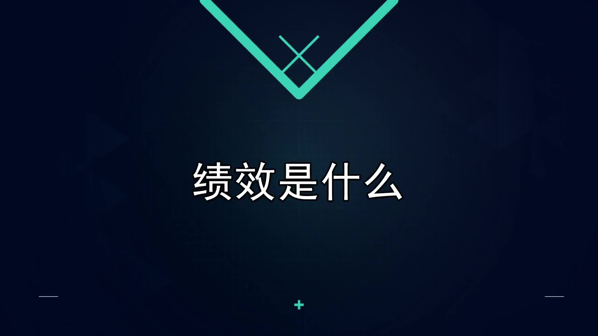 23课：绩效是什么
