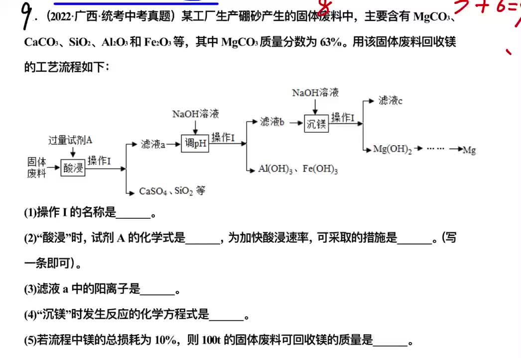 11.完虐中考【工艺流程题】（3）