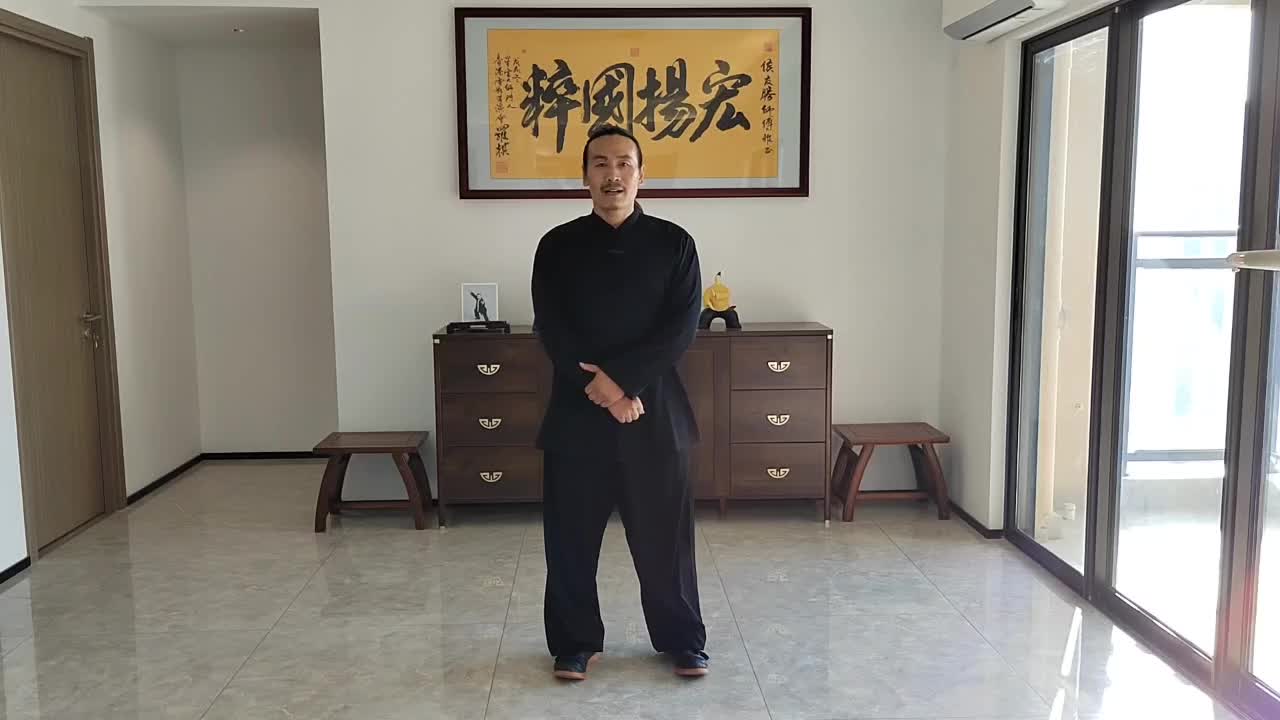 12、白鹤亮翅攻防用法