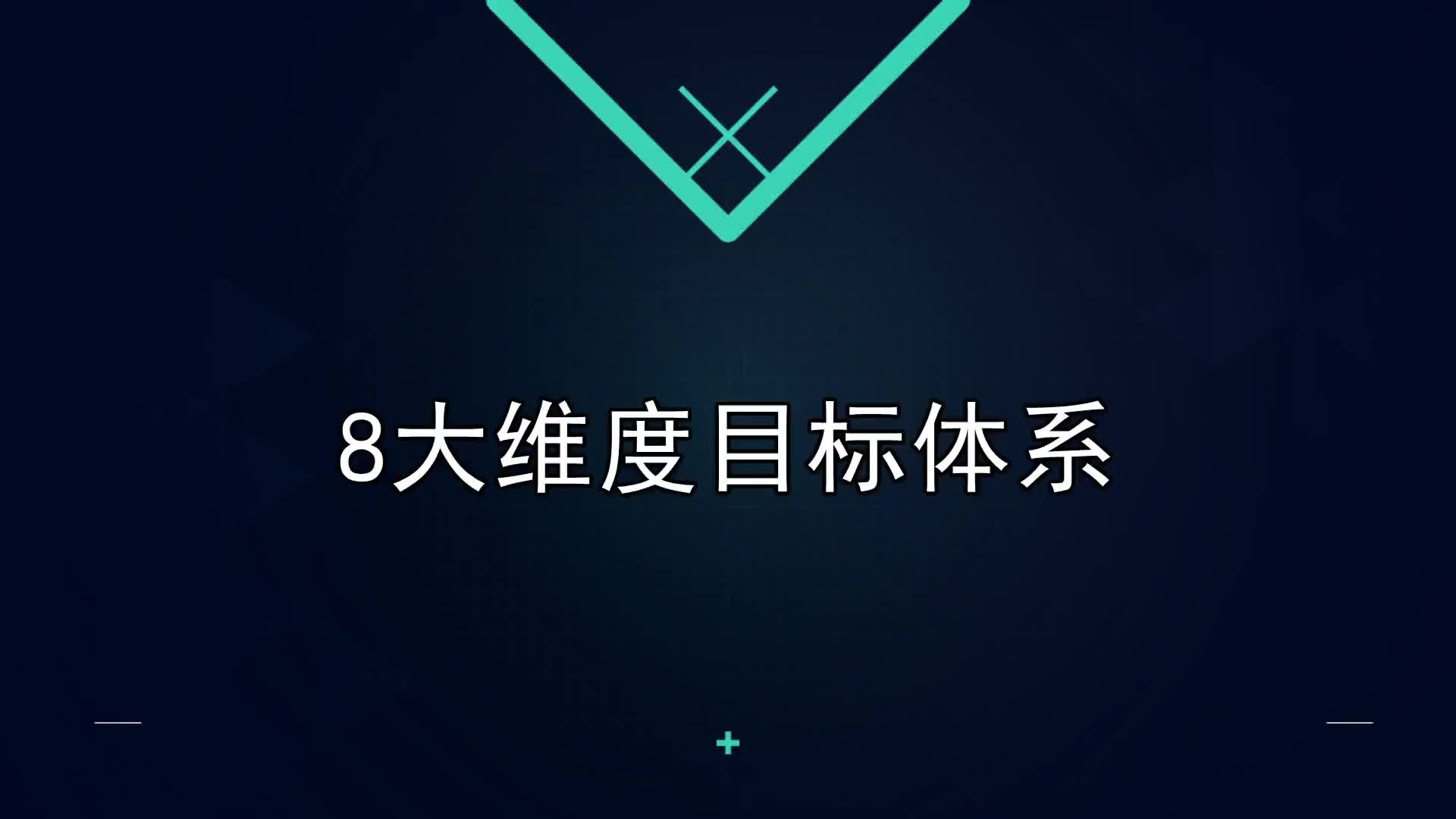 12课：8大维度目标体系