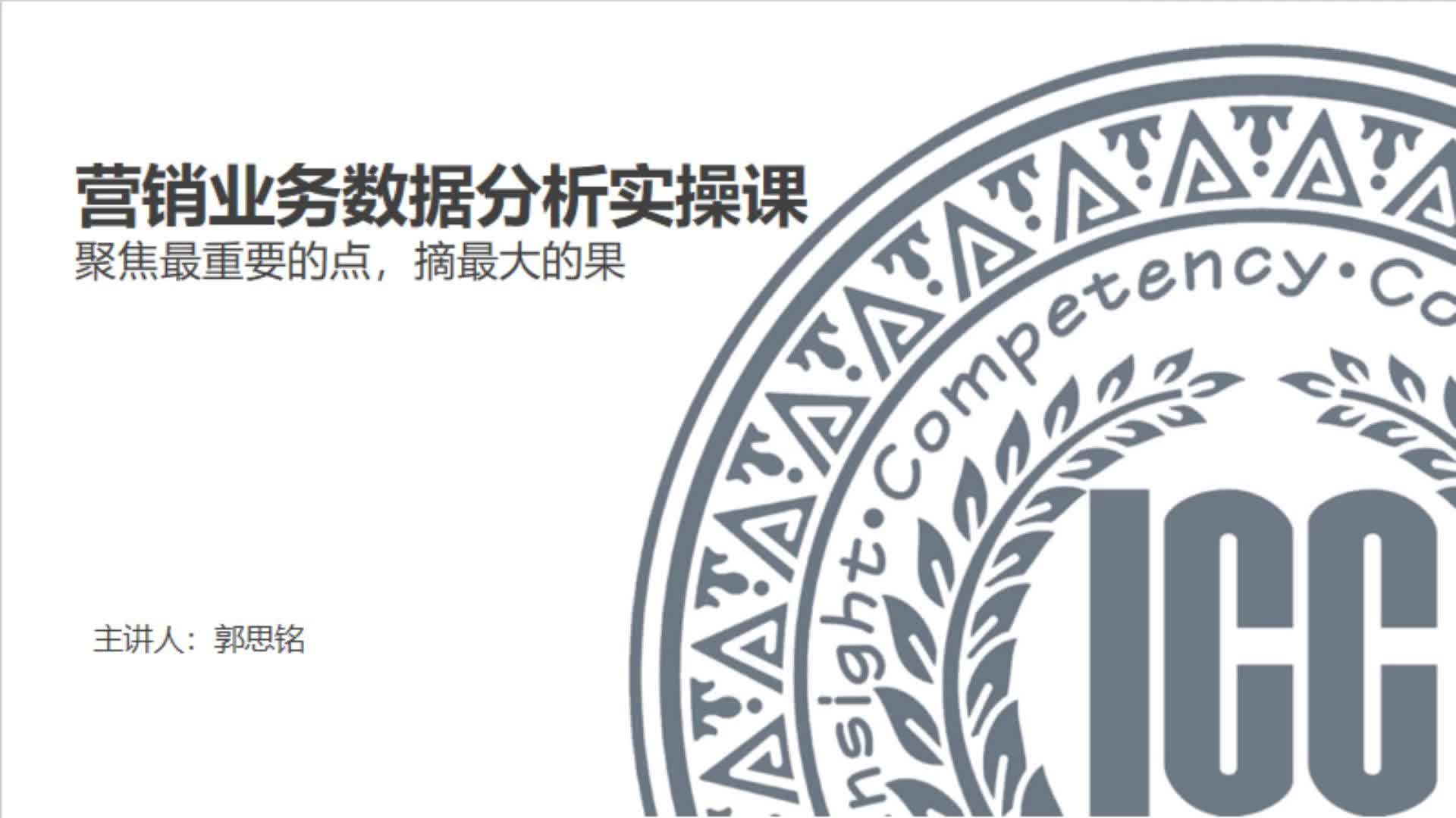 ICC_数据分析实操课_第11讲_聚焦最重要的点，摘最大的果