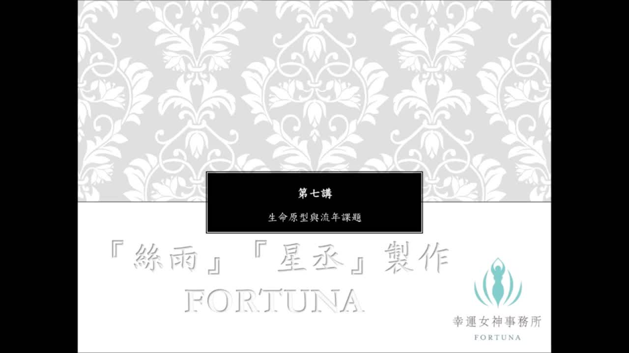 生命原形与流年课题1